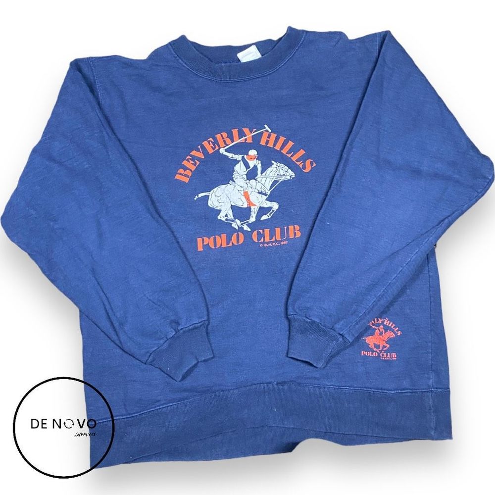 Beverly Hills Polo Club Mens Vintage Sweater